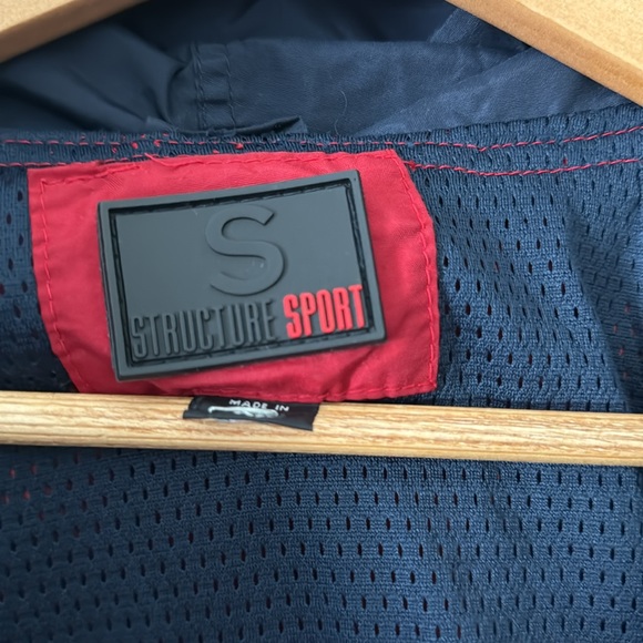 Structure Sports Men’s Jacket with a Hoodie - Picture 2 of 3